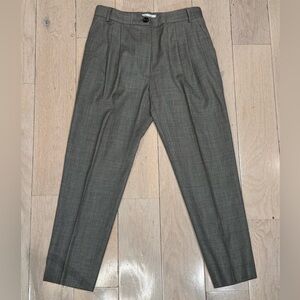 Steven Alan Pleated Cropped Dress Pants - Gray Sz 2